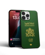 Coque iPhone “Vert” Passeport Marocain – Image 3