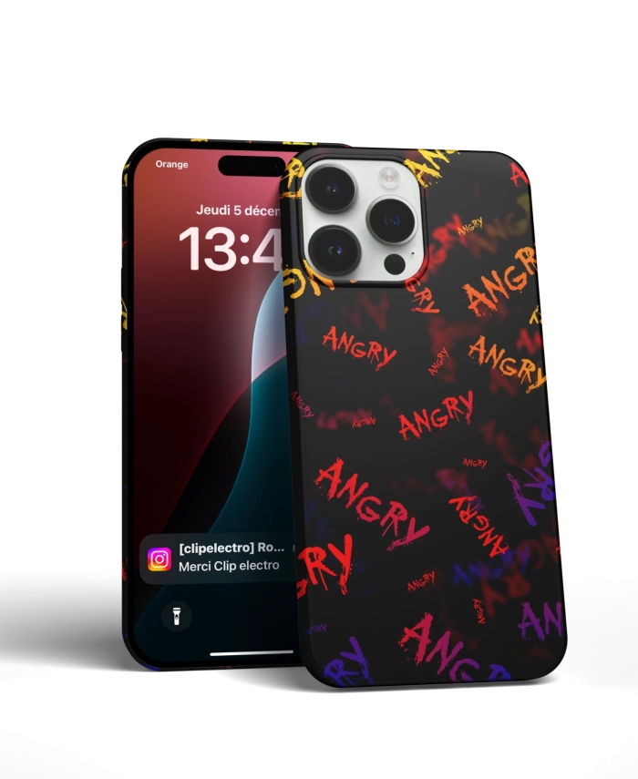 Coque iPhone Angry Design – Image 3