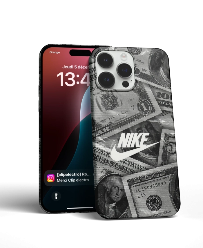 Coque iPhone Nike et Argent – Image 3