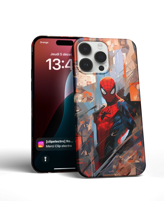 Coque iPhone Spider-Man en Action – Image 3