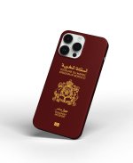 Coque iPhone “Rouge” Passeport Marocain – Image 4