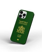 Coque iPhone “Vert” Passeport Marocain – Image 4
