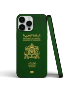 Coque iPhone “Vert” Passeport Marocain