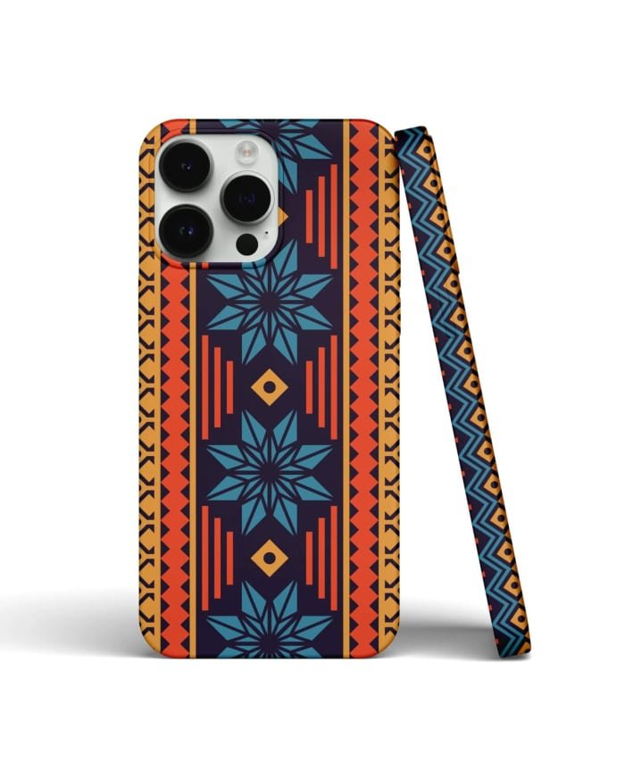Coque iPhone Motif Tribal Géométrique – Image 1