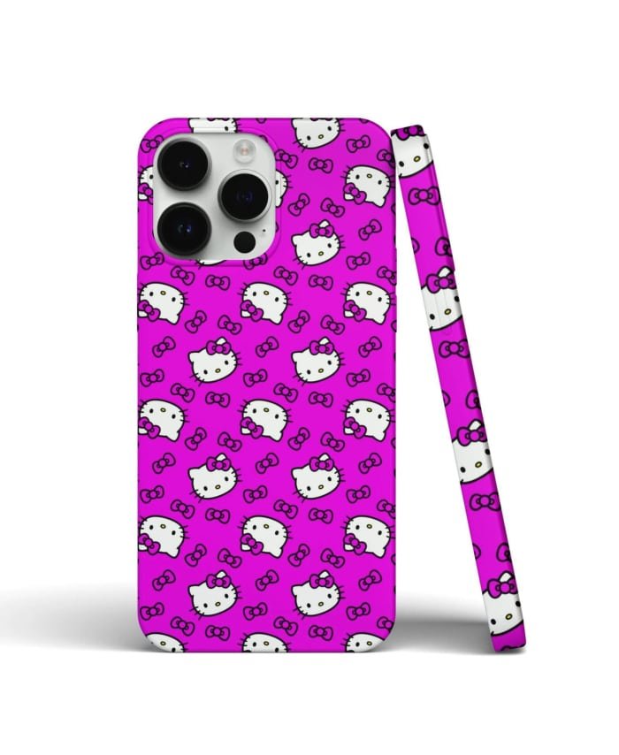 Coque iPhone Hello Kitty Rose – Image 1