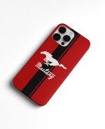 Coque iPhone Mustang Racing Rouge – Image 2