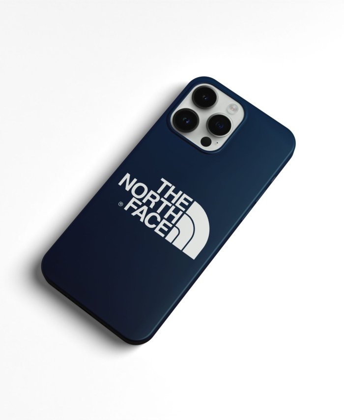 Coque iPhone Bleu Marine The North Face – Image 2