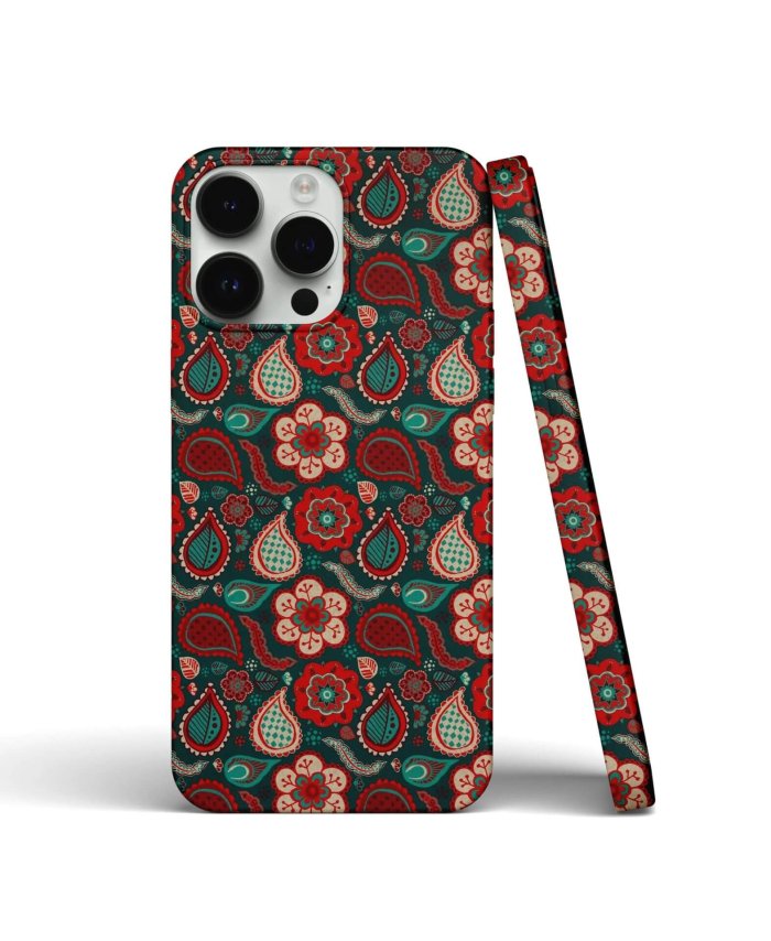 Coque iPhone Motif Floral Oriental – Image 1