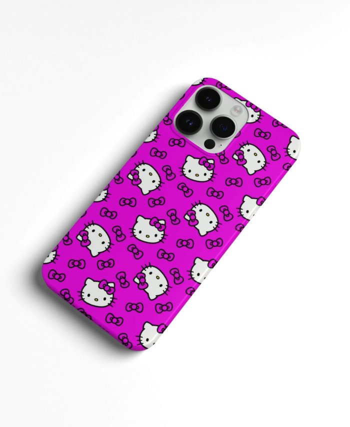 Coque iPhone Hello Kitty Rose – Image 4