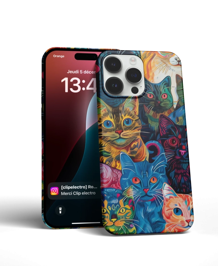 Coque iPhone Chat Art – Image 3