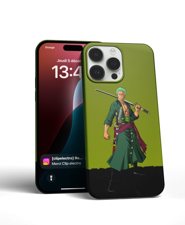 Coque iPhone Zoro One Piece – Image 3