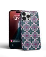 Coque iPhone Motif Géométrique Vintage – Image 3