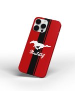 Coque iPhone Mustang Racing Rouge – Image 4