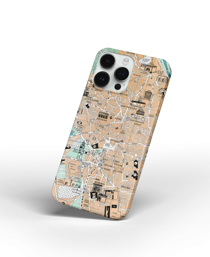 Coque iPhone Maps Marrakech – Image 4
