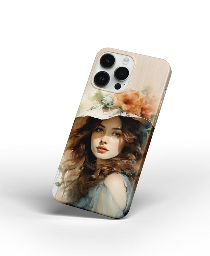 Coque iPhone Femme Vintage Chapeau Fleuri – Image 4