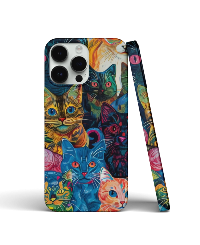 Coque iPhone Chat Art – Image 1