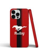 Coque iPhone Mustang Racing Rouge
