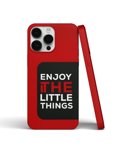 Coque iPhone Rouge Citation Positive